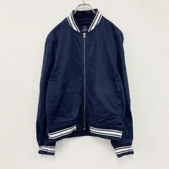 J.CREW　ジェイクルー　コットンブルゾン/ボンバージャケット　紺　ネイビー　Sサイズ　古着【値引き交渉OK！】のサムネイル