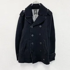 DIESEL　ディーゼル　TRICOT＆CO　ニットピーコート　黒　ブラック　Sサイズ　古着【値引き交渉OK！】のサムネイル