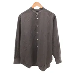 マルティニーク martinique HITOSHI 美品 シャツ 長袖 ウール バンドカラー 2 グレー /JSのサムネイル