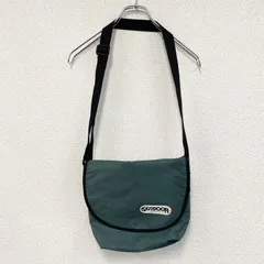 OUTDOOR　アウトドア　ショルダーバッグ　緑　グリーン　古着【値引き交渉OK！】のサムネイル