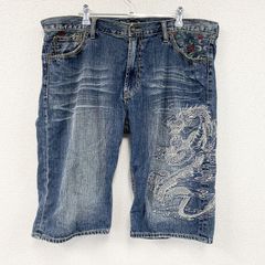 DOGTOWN Black Dragon Denim Shorts Y2K - メルカリ