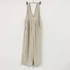 ZARA　ザラ　ダーツディティールオーバーオール/つなぎ　ベージュ　24サイズ　古着【値引き交渉OK！】のサムネイル