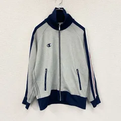 Champion　チャンピオン　フルジップトラックジャケット　グレー　Mサイズ　古着【値引き交渉OK！】のサムネイル