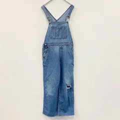 GAP　ギャップ　デニムオーバーオール/つなぎ　ブルー　Mサイズ　古着【値引き交渉OK！】のサムネイル