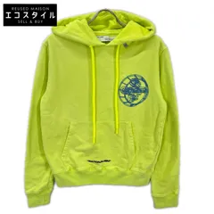 OFF-WHITE　オフホワイト　OMBB034R20E30003 イエロー 3Dロゴ グラフィック スウェットパーカー　XSのサムネイル