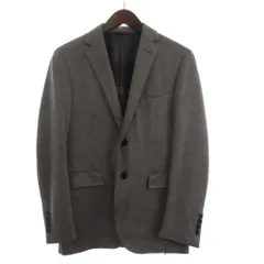 ブラックレーベルクレストブリッジ BLACK LABEL CRESTBRIDGE テーラードジャケット ブレザー シングル 2B 背抜き 灰色 グレー Sのサムネイル