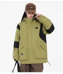 [New Balance/NB New Model American Style Unisex Hooded Work Jacket Windproof Sports Leisure Coat] - WTO Import 1