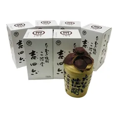 6本セット むぎ焼酎 二階堂 吉四六 陶器ボトル 1800ml 25度 二階堂酒造 お箱入り 【新品未開栓品】 22607K193のサムネイル