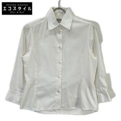 ELNEST エルネスト ブラウン GIBSON リネン100 エポレット付き