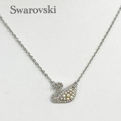 に*ゃ様 238/美品 SWAROVSKI スワロフスキー ネックレス スワン - メルカリ