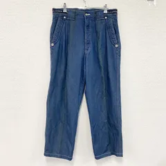 Hardy Amies Sport Jeans　ハーディエイミス　デニムパンツ/ジーンズ　刺繍ロゴ　ジップフライ　インディゴ　85サイズ　古着【値引き交渉OK！】のサムネイル