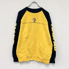 PIKO　ピコ　スウェット/トレーナー　黄色　イエロー　紺　ネイビー　Mサイズ　古着【値引き交渉OK！】のサムネイル