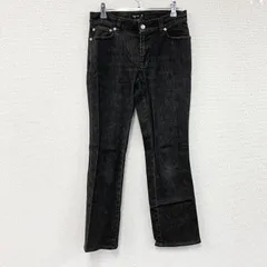 agnes b.　アニエスベー　デニムパンツジーンズ　ジップフライ　黒　ブラック　38サイズ　古着【値引き交渉OK！】のサムネイル