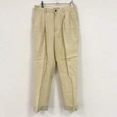BANANA REPUBLIC　バナナリパブリック　リネンパンツ　ジップフライ　ベージュ　36Rサイズ　古着【値引き交渉OK！】のサムネイル