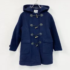 BURBERRYS　バーバリーズ　ダッフルコート/フーディー　紺　ネイビー　140Aサイズ　古着【値引き交渉OK！】のサムネイル