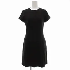 クローディピエルロ CLAUDIE PIERLOT ワンピース ひざ丈 半袖 フレア チャコールグレー /JSのサムネイル