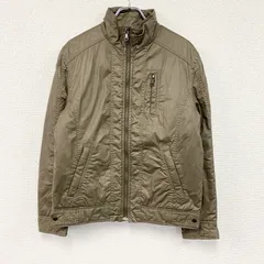 Calvin Klein Jeans　カルバンクラインジーンズ　フルジップジャケット　中綿入り　茶色　ブラウン　Lサイズ　古着【値引き交渉OK！】のサムネイル