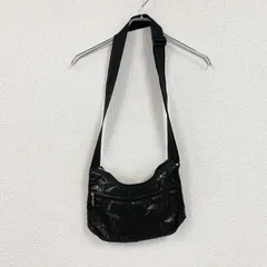 Lesportsac　レスポートサック　ショルダーバッグ　黒　ブラック　ワンサイズ　古着【値引き交渉OK！】のサムネイル