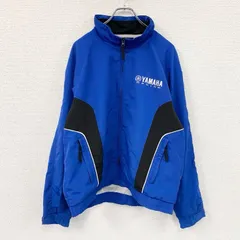 YAMAHA　ヤマハ　ナイロンジャケット　青　ブルー　LLサイズ　古着【値引き交渉OK！】のサムネイル