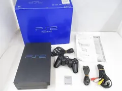 【まとめ売り 訳有】 ゲーム プレイステーション2 PS2 本体 SCPH-39000 ブラック 箱・説・周辺機器付きのサムネイル