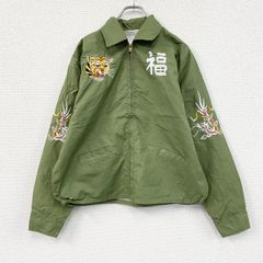 新品タグ付きHOUSTON スーベニアジャケット ベトジャン オリーブ L