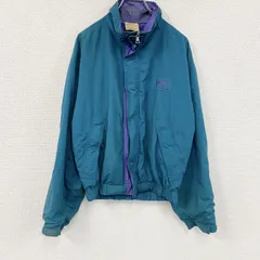 Helly Hansen　ヘリーハンセン　フルジップナイロンジャケット　ターコイズブルー　Lサイズ　古着【値引き交渉OK！】のサムネイル