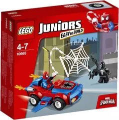 [중고] 장난감 LEGO 스파이더맨의 카 어택 [레고 주니어] 10665