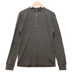 RRL ダブルアールエル ヘンリーネック サーマルシャツ スミクロ サイズM 正規品 / 55579のサムネイル