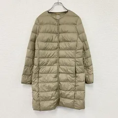 UNIQLO　ユニクロ　ウルトラライトダウンコンパクトコート　ダウン90%　ベージュ　Mサイズ　古着のサムネイル