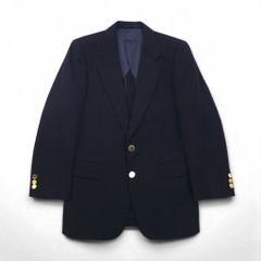 90sヴィンテージ ダブル ブラック ブレザー 金ボタン AB-7 菅田将暉