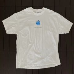 00s APPLE Tシャツ ロゴ アップル 白 XL 半袖シャツ プリント 00s APPLE Tシャツ ロゴ アップル 白 XL 半袖シャツ プリント - メルカリ