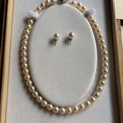 TAKASHIMAYA　高島屋 ネックレス　necklace　 真珠　対馬パール　K１４GW　ホワイトゴールド　white gold silver　シルバー　pearlのサムネイル