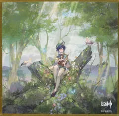 【中古】紙製品 [単品] ウェンティ 風と牧歌の城 限定色紙 「CD 原神 蒙徳篇 オリジナル・サウンドトラック 風と牧歌の城 限定盤」 同梱品のサムネイル