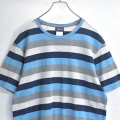 SP15 Patagonia パタゴニア オーガニックコットン マルチカラーボーダー クルーネックTシャツ USED ヴィンテージ ビンテージ 古着 メンズ Lサイズのサムネイル