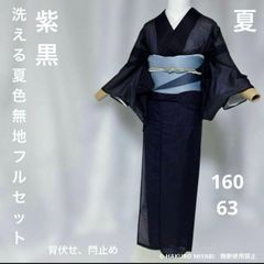 洗える夏着物 絽 紗 色無地 フルセット 東レ 半幅帯 四季対応小物 高級