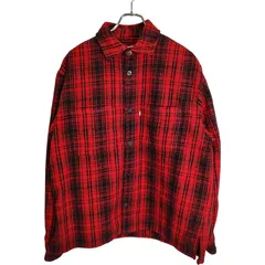 HIDE AND SEEK ハイドアンドシーク 24AW Check Shirt Jacket チェック シャツ ジャケット HJ-110524 L レッド メンズのサムネイル