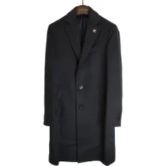 LARDINI ラルディーニ Wool Chesterfield coat ウールチェスターコート JS23636AQ 46 ブラック メンズのサムネイル