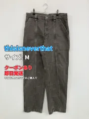 thisisneverthat ディスイズネバーザット デニムパンツ M グレー フルレングス 無地 スタンダード ストレート レギュラー ヴィンテージ メンズ レディースのサムネイル