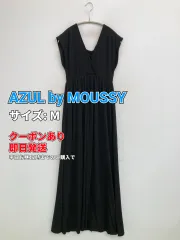AZUL by MOUSSY アズールバイマウジー ワンピース M ブラック 無地 袖なし ロング・マキシ丈 フレア レディースのサムネイル
