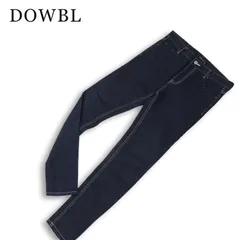 DOWBL ダブル 通年★ ストレッチ スキニー 刺繍 ステッチ デニム パンツ ジーンズ Sz.44 メンズのサムネイル