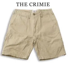 THE CRIMIE クライミー 春夏★ ツイル ウォッシュ加工 ハーフ ショート パンツ 日本製 Sz.S メンズのサムネイル