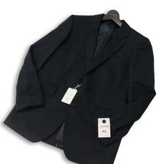 【新品 未使用】 P.S.FA パーフェクトスーツファクトリー 春夏★ ストライプ テーラード ジャケット Sz.92A5 メンズ 黒