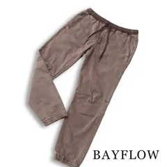 25SS★ BAYFLOW ベイフロー 通年★ ストレッチ USED加工 立体裁断 ジョガー イージー デニム パンツ ジーンズ Sz.4 メンズのサムネイル