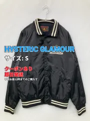 HYSTERIC GLAMOUR ヒステリックグラマー スタジャン S ブラック ナイロン フードなし バックプリント ワンポイント ブランドロゴ 刺繍 ライン柄 メンズのサムネイル