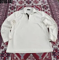 ダックス 長袖 カラーTシャツ アイボリー 105 0716のサムネイル