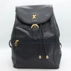 パロマピカソ レザー リュック デイパック 鞄 ブランド イタリア製 黒 レディース ブラック Paloma Picasso 【中古】のサムネイル