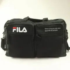 フィラ ボストンバッグ ショルダーバッグ 旅行 鞄 カバン ブランド 黒 メンズ ブラック FILA 【中古】のサムネイル