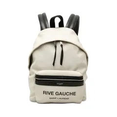 サンローラン リヴゴーシュ リュック バックパック 508548 ホワイト リネン レザー レディース SAINT LAURENT【1-0277540】のサムネイル