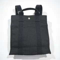 HERMES エールライン サックアドPM リュック バックパック グレー キャンバス フランス製のサムネイル