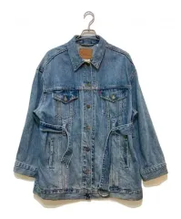 リーバイスプレミアム ベルト付き ロング デニム ジャケット (xs)のサムネイル